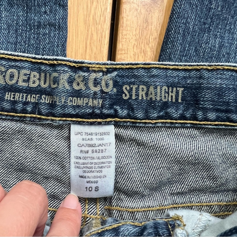 Roebuck & Co. Boys Straight Leg Blue Jeans - Picture 4 of 7